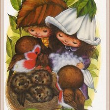 Схема вышивки «Семья»