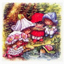 Схема вышивки «У ручья»