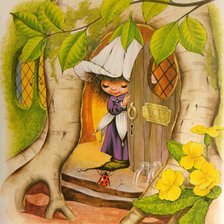 Схема вышивки «Кто там?»