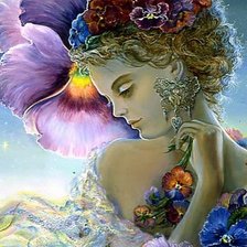 Схема вышивки «Девушка»