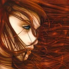 Схема вышивки «Рыжая»