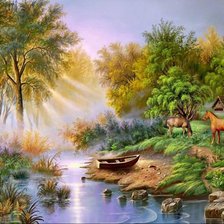 Схема вышивки «Природа»