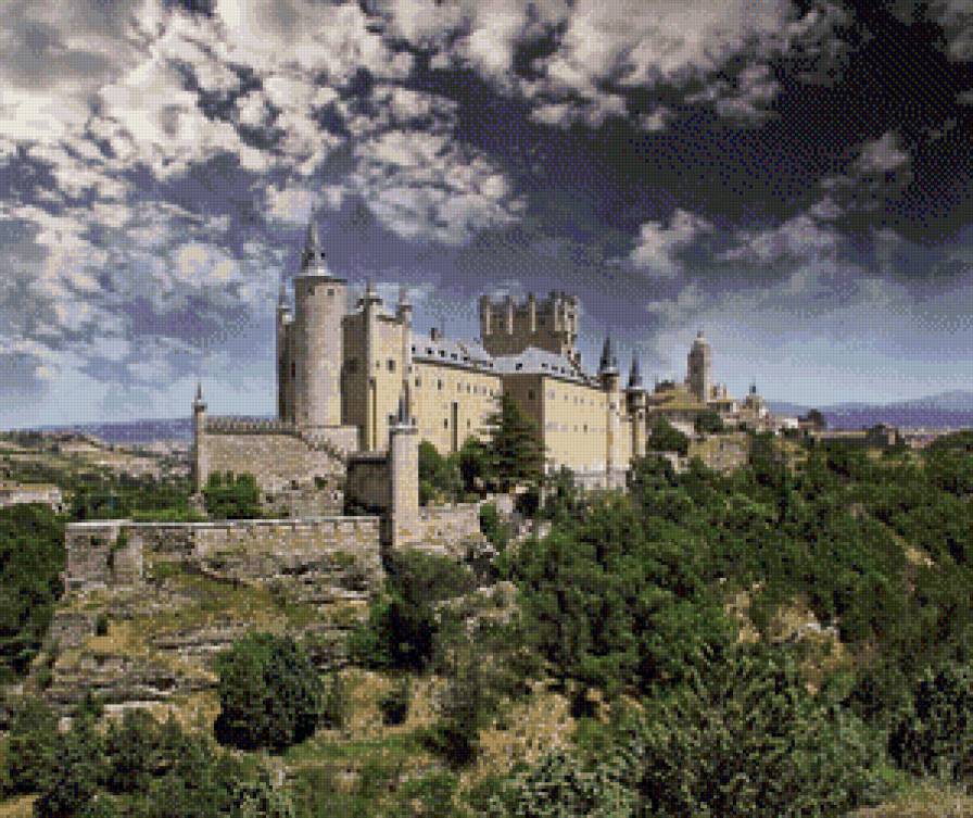 Замок - замок, природа - предпросмотр