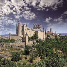 Схема вышивки «Замок»