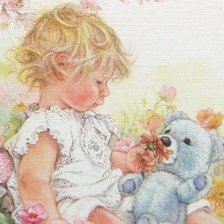 Схема вышивки «дети»