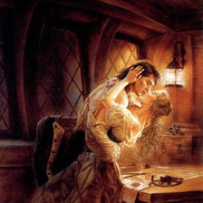 Схема вышивки «Мечты. Картина художника Luis Royo»