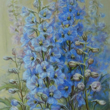 Схема вышивки «Дельфиниум»