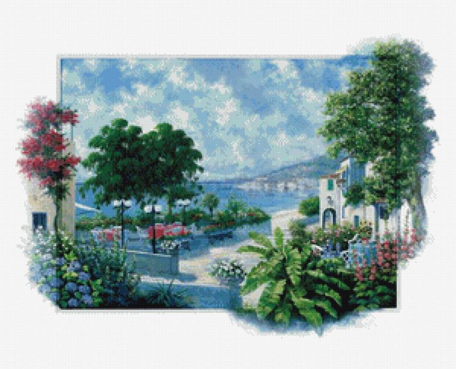 у моря - пейзаж, море, берег - предпросмотр