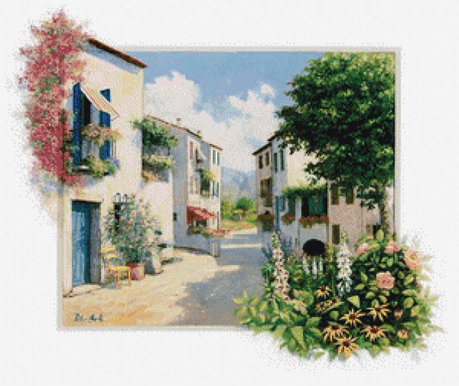 улочка - городок, улочка - предпросмотр