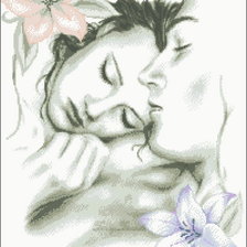 Схема вышивки «Двое»