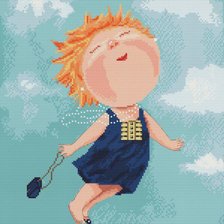 Схема вышивки «полет»