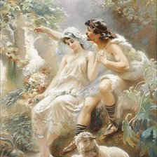 Схема вышивки «картины художников»