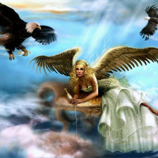 Схема вышивки «Ангел»