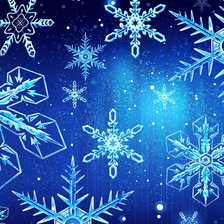 Схема вышивки «Снежинки»