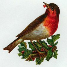 Винтажная птичка