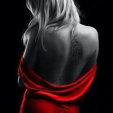 Схема вышивки «дева»