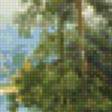 Предпросмотр схемы вышивки «сосновый лес» (№926292)