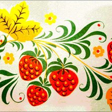 Схема вышивки «хохломская»