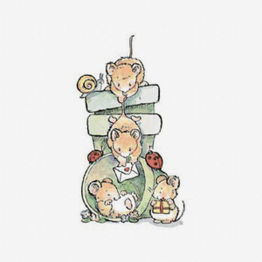 Эй,..ой,вам письмо! - penny black, детское, мышонок - предпросмотр