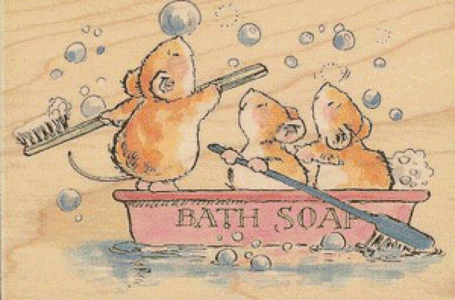 Поплыли - детское, мышонок, penny black - предпросмотр