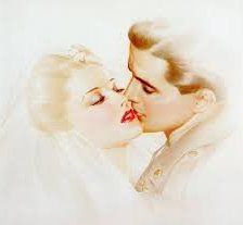 Схема вышивки «поцелуй»