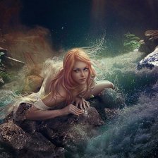 Схема вышивки «Русалка»