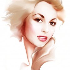 Схема вышивки «девушка»