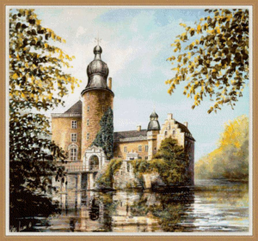 замок - замок, картина - предпросмотр