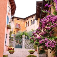 Схема вышивки «улочка»