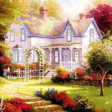 Схема вышивки «Венецианский сад 2»