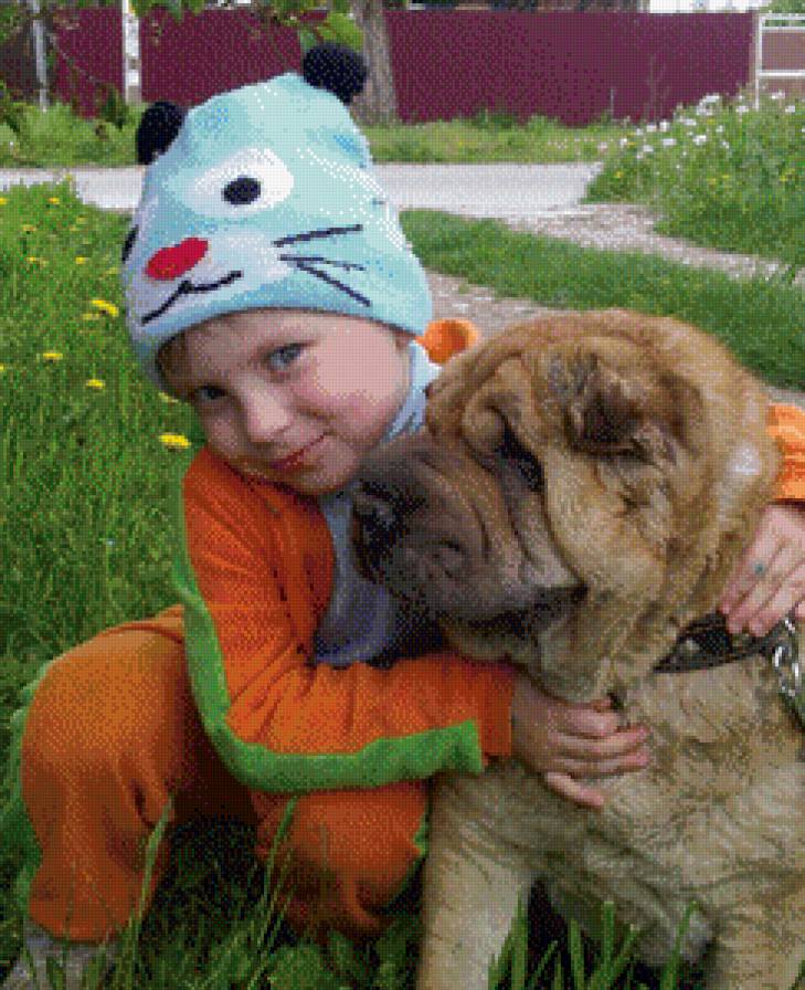 На прогулке - дети - предпросмотр