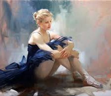 Схема вышивки «балерина»