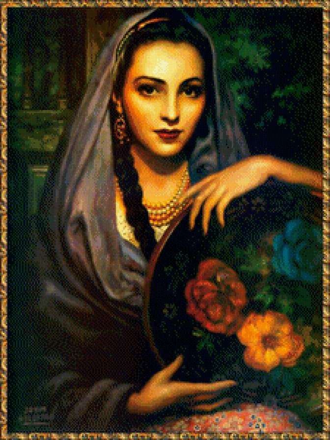 девушка - портрет, девушка, романтика - предпросмотр