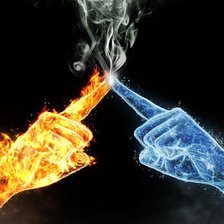 Схема вышивки «огонь и вода»