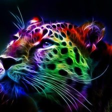 Схема вышивки «леопард»