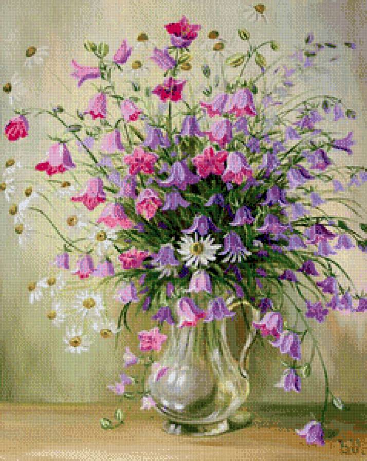 картины известных художников - искусство, картина, цветы, живопись - предпросмотр