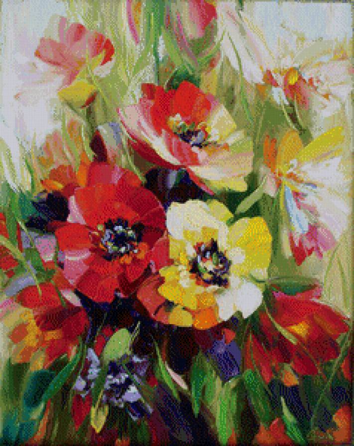 картина - красота, букет, цветы - предпросмотр