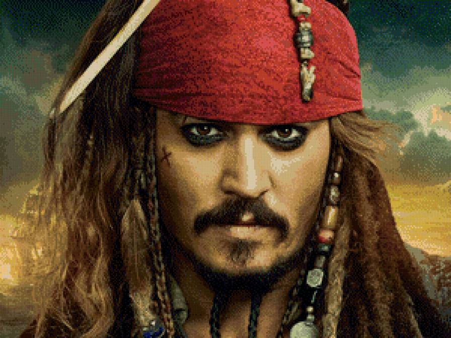 Капитан Джек Воробей) - огонь, корабль, море, джек воробей - предпросмотр