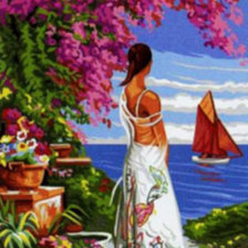 Схема вышивки «В даль»