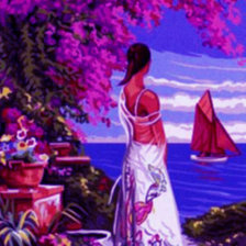 Схема вышивки «В даль-2»