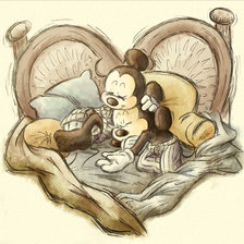 Схема вышивки «мики»