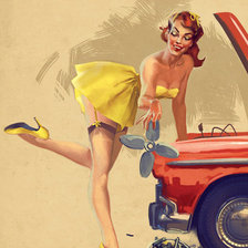 Девушка пин ап