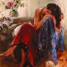 Схема вышивки «картины известных художников»