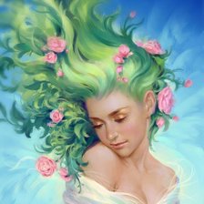 Схема вышивки «весна»