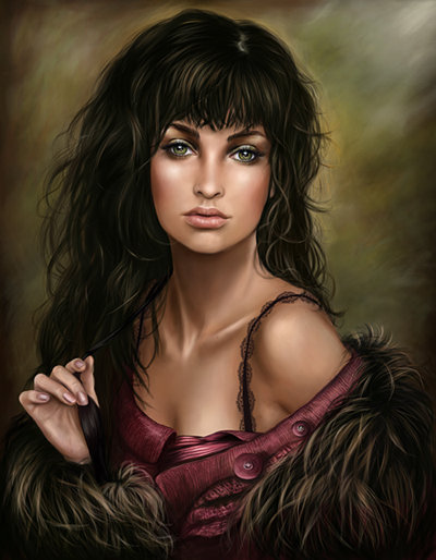 портрет девушки - романтика, портрет, девушка - оригинал