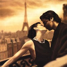 Схема вышивки «поцелуй»