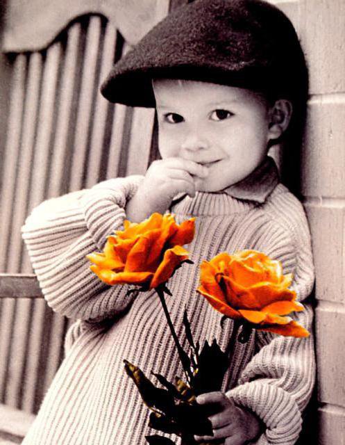 Первое свидание - цветы, дети - оригинал