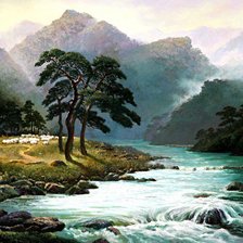 Схема вышивки «Художник Kang Jung Ho»