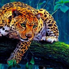 Схема вышивки «Лео»