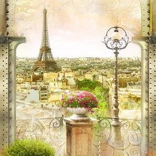 Схема вышивки «париж»
